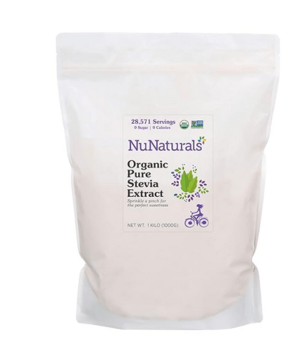 NuNaturals Pure Stevia Extract | Keto Sugar-Free Sweetener